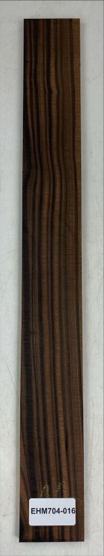 Fretboard Makassar Ebony 694x80x9mm Unique Piece #010